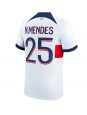Paris Saint-Germain Nuno Mendes #25 Venkovní Dres 2023-24 Krátký Rukáv